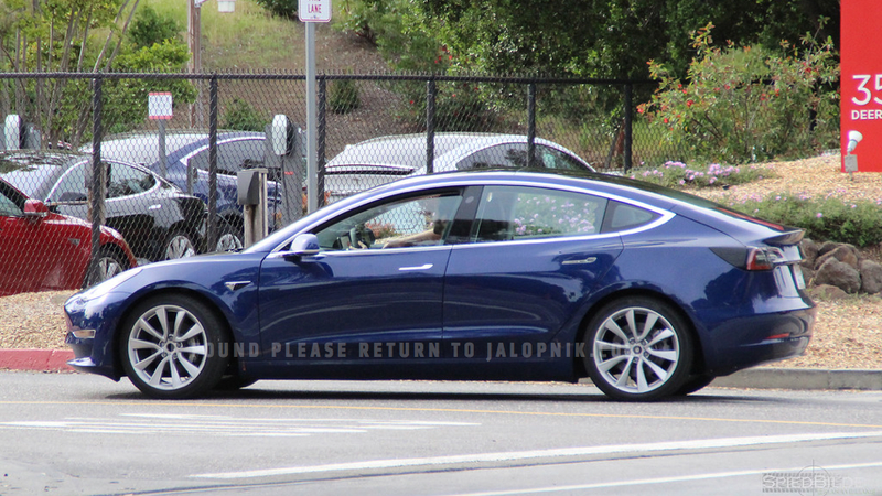 Illustration for article titled This Is The Tesla Model 3 Way Before You're Supposed To See It